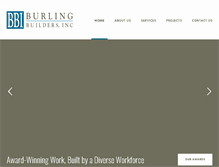 Tablet Screenshot of burlingbuilders.com